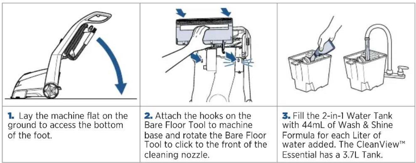 BISSELL CleanView Essential 20095 - Cleaning Your Hard Floors - 1