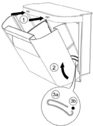 BAUKNECHT KSN 495/1 IO - Opening, removing and replacing the Fresh Control compartment - 1