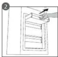 BAUKNECHT KGSF 18 A3+ PLATIN - PROCEDURE TO CLEAN THE STOP FROST ACCESSORY - 2