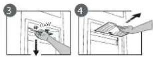 BAUKNECHT KGSF 18 A3+ PLATIN - PROCEDURE TO CLEAN THE STOP FROST ACCESSORY - 3