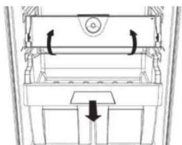 BAUKNECHT KGIE 3109/A - Removing the Meat & Fish compartment: - 1