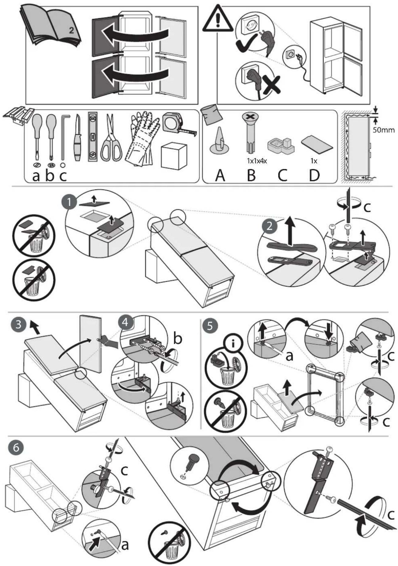 WHIRLPOOL BSNF 9352 OX - IF AFTER THE ABOVE CHECKS THE FAULT STILL OCCURS, GET IN TOUCH WITH THE NEAREST AFTER-SALES SERVICE - 3