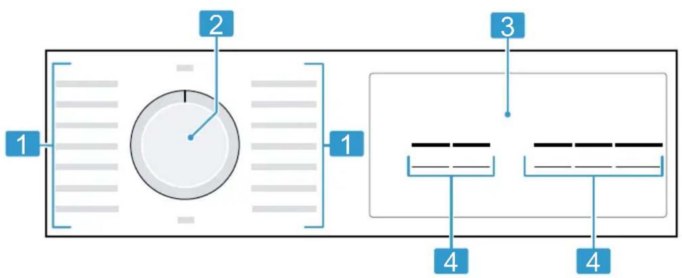 BOSCH Serie 6 WAU28UH0 - Bedienelemente - 1