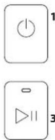WHIRLPOOL W6 D83WB EE - Options buttons\* - 3