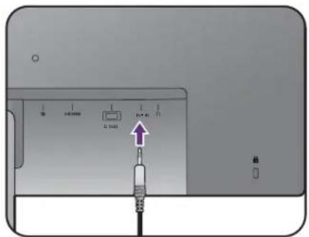 BENQ GW2780E - Schließen Sie nun den Strom an, und schalten Sie das Gerät ein. - 3