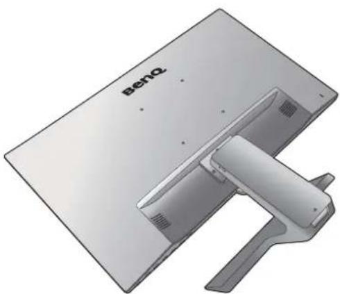 BENQ GW2780E - Entfernen Sie den Ständer des Monitors. - 2