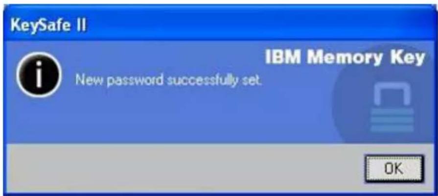 IBM Memory Key - Changing your password - 3