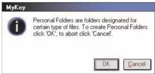 IBM Memory Key - Creating personal folders - 1