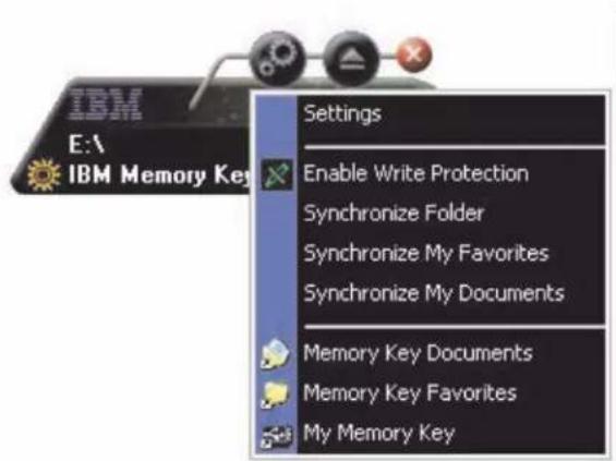 IBM Memory Key - Creating personal folders - 2