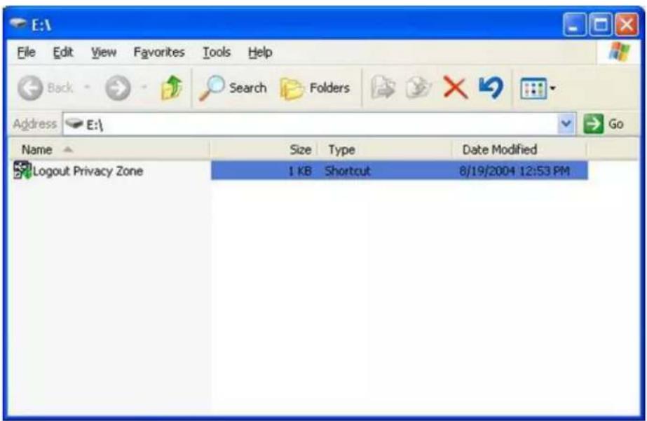 IBM Memory Key - Logging out of your Privacy Zone - 1