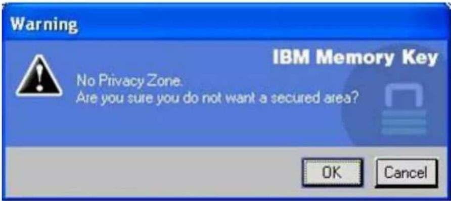 IBM Memory Key - Changing your Privacy Zone - 1