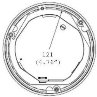 Digital Watchdog HD-SDI DWC-HV421D - DIMENSIONS IN MILLIMETERS (IN)\* - 2