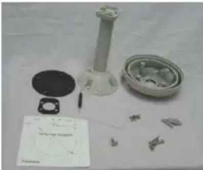Digital Watchdog HD-SDI DWC-HV421D - PENDANT MOUNT INSTALLATION INSTRUCTIONS (optional)\* - 1