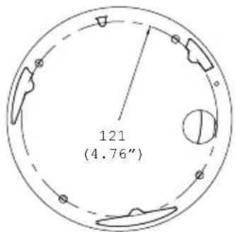 Digital Watchdog HD-SDI DWC-HV421D - DIMENSIONS IN MILLIMETERS (IN)\* - 4