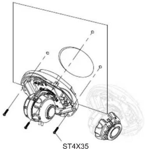 Digital Watchdog HD-SDI DWC-HV421D - FLUSH MOUNT INSTALLATION INSTRUCTIONS\* - 1