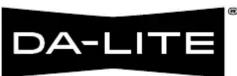 DA-LITE Versatol 72261 - IMPORTANT: THIS WARRANTY SHALL NOT BE VALID AND DA-LITE BRANDED PRODUCTS SHALL NOT BE BOUND BY THIS WARRANTY IF THE PRODUCT IS NOT OPERATED IN ACCORDANCE WITH THE DA-LITE WRITTEN INSTRUCTIONS. - 1