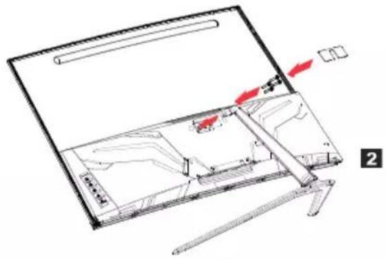 ACER AOpen 32HC5QRP - Installing/removing base - 3