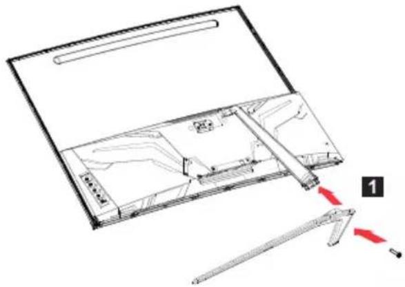 ACER AOpen 32HC5QRP - Installing/removing base - 2