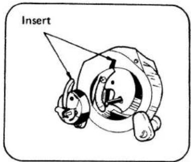 White W1488 - INSERTING BOBBIN CASE INTO SHUTTLE RACE - 2