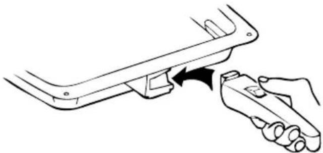 Zanussi-Electrolux ZKT6050W - The grill pan and handle - 1