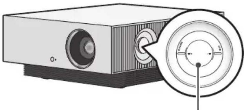 LG CineBeam AU810 - Adjusting the Position of the Projection Screen - 1