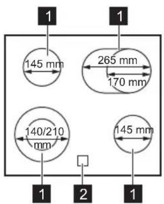 ELECTROLUX CCB644FHBM - Kochfeld-Übersicht - 1