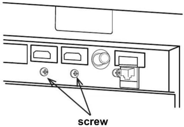 MAXELL MC-WX8751W - Fastening the cables - 1