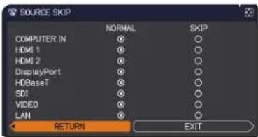 MAXELL MC-WU8701W - OPTION menu - 2
