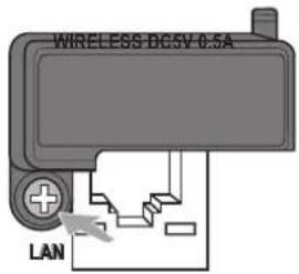 MAXELL MC-WU8701W - Fastening the adapter cover - 3