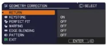 MAXELL MC-WU8701W - Correcting the distortion - 2