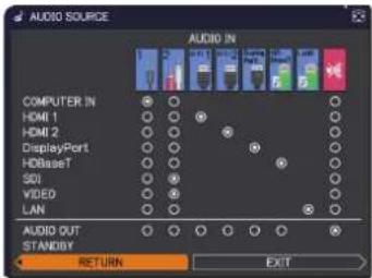 MAXELL MC-WU8701W - AUDIO menu - 2