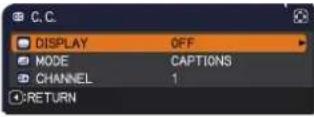 MAXELL MC-WU8701W - SCREEN menu - 8