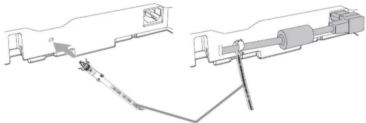 MAXELL MP-EU5002 - Fastening the cable - 1