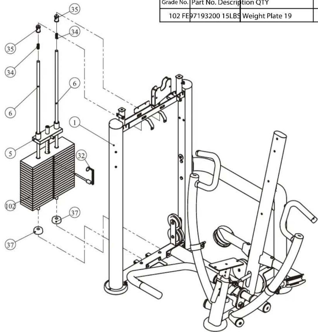 TAURUS Chest Press IT95 - Attach: - 1