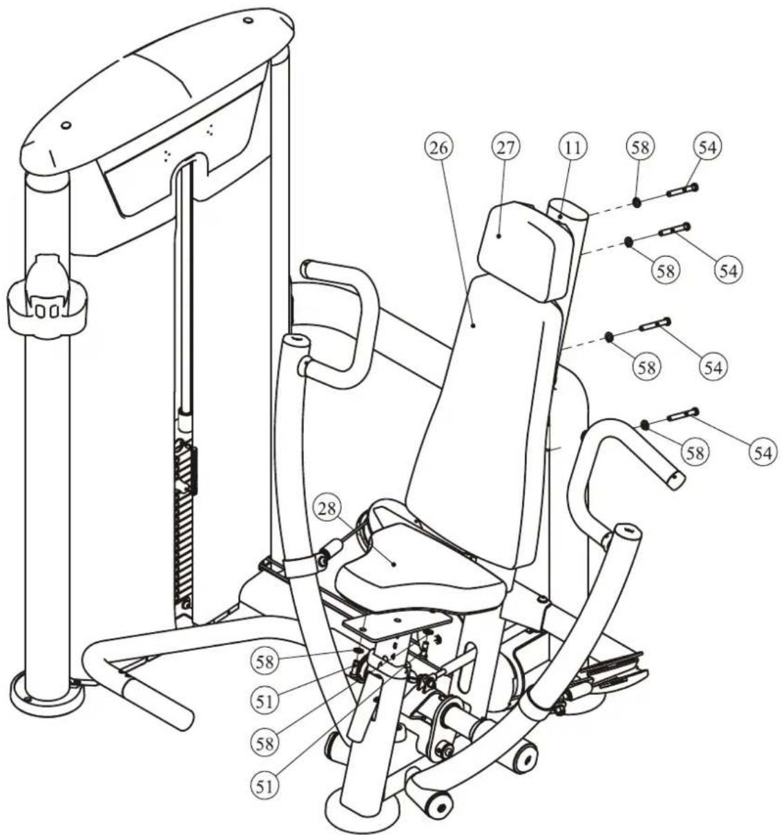 TAURUS Chest Press IT95 - STEP 8 - 1