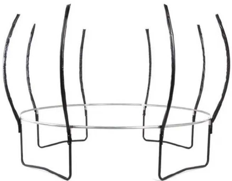 JumpFlex Flex100 City - Trampoline | Assembly Instructions - 4