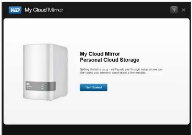 WESTERN DIGITAL My Cloud Mirror WDBWVZ0060JWT - Downloading and Installing the Online Setup Software - 4