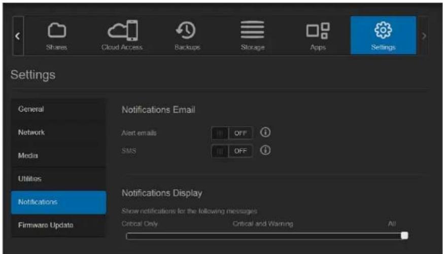 WESTERN DIGITAL My Cloud Mirror WDBWVZ0060JWT - Notifications - 1