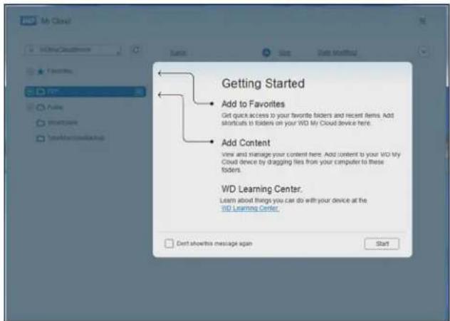 WESTERN DIGITAL My Cloud Mirror WDBWVZ0060JWT - Using the WD My Cloud for Desktop App - 3