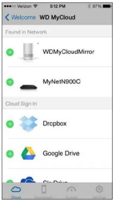 WESTERN DIGITAL My Cloud Mirror WDBWVZ0060JWT - Installing the WD My Cloud Mobile App - 2