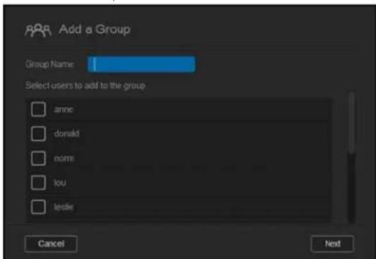WESTERN DIGITAL My Cloud Mirror WDBWVZ0060JWT - Adding a Group - 1