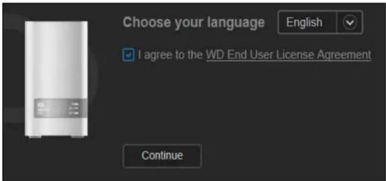 WESTERN DIGITAL My Cloud Mirror WDBWVZ0060JWT - Setting up the Device Using a Browser - 2