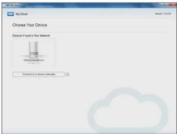 WESTERN DIGITAL My Cloud Mirror WDBWVZ0060JWT - Using the WD My Cloud for Desktop App - 2