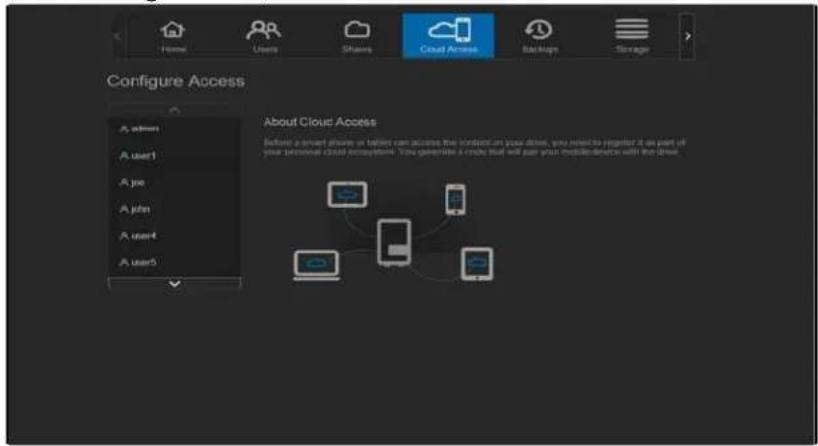 WESTERN DIGITAL My Cloud Mirror WDBWVZ0060JWT - Configuring Cloud Access for a User - 2