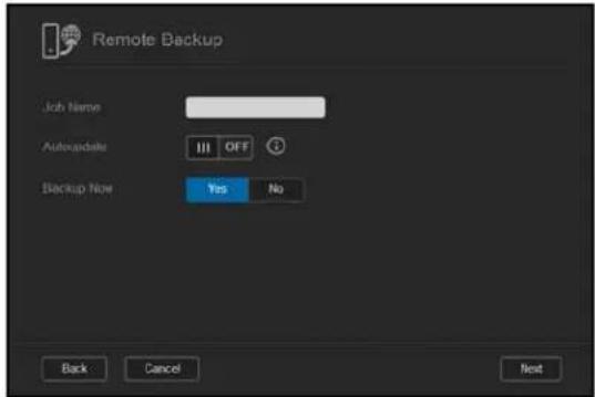 WESTERN DIGITAL My Cloud Mirror WDBWVZ0060JWT - Creating a Remote Backup - 5