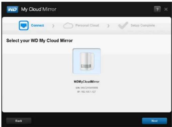 WESTERN DIGITAL My Cloud Mirror WDBWVZ0060JWT - Connecting to the Network and Creating a Personal Cloud - 3