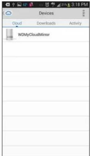 WESTERN DIGITAL My Cloud Mirror WDBWVZ0060JWT - Installing the WD My Cloud Mobile App - 4