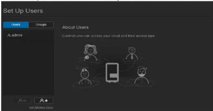 WESTERN DIGITAL My Cloud Mirror WDBWVZ0060JWT - Adding Multiple Users - 1