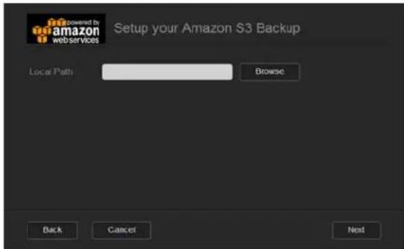 WESTERN DIGITAL My Cloud Mirror WDBWVZ0060JWT - In the Local Path field, enter a path for your backup on your WD My Cloud Mirror server. - 1