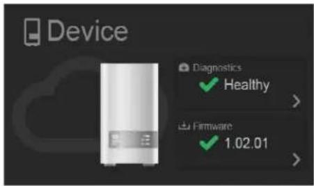 WESTERN DIGITAL My Cloud Mirror WDBWVZ0060JWT - Diagnostics - 1